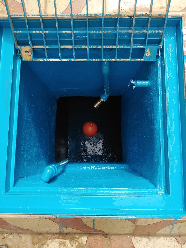 عزل خزانات المياه في مصفح أبوظبي