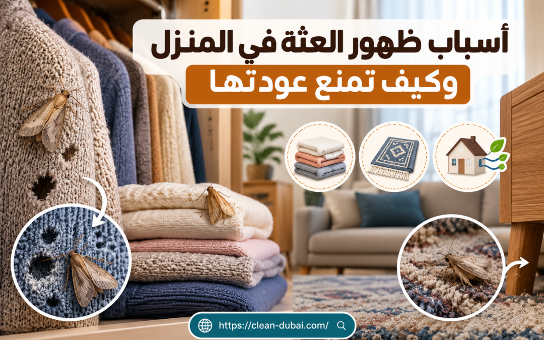 أسباب ظهور العثة في المنزل وكيف تمنع عودتها